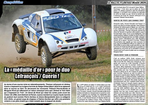 Le Rallye TT Orthez Béarn 2024