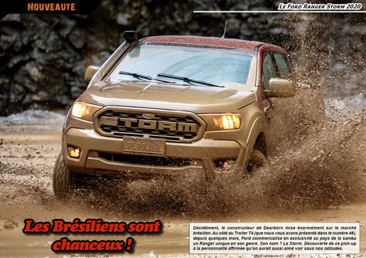 Le Ford Ranger Storm 2020