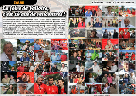 La rétrospective de la foire de Valloire