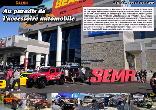 La visite guidée du Sema Show 2019