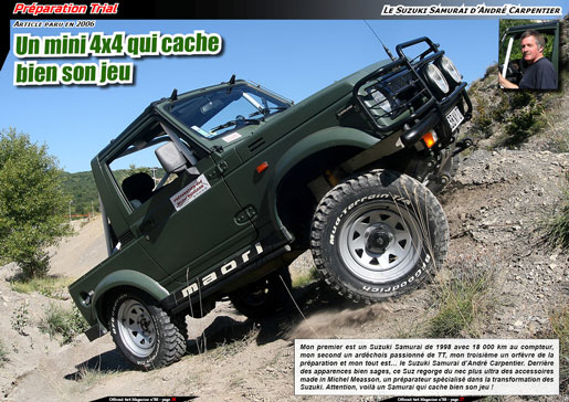 Le Suzuki Samurai d'André Carpentier