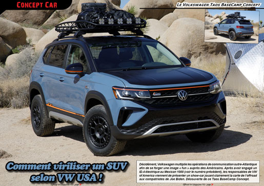 Le Volkswagen Taos BaseCamp Concept