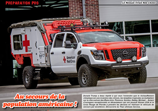 Le Nissan Titan Red Cross