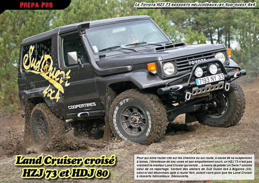 Le Toyota HZJ 73 hélicoïdal by Sud-ouest 4x4