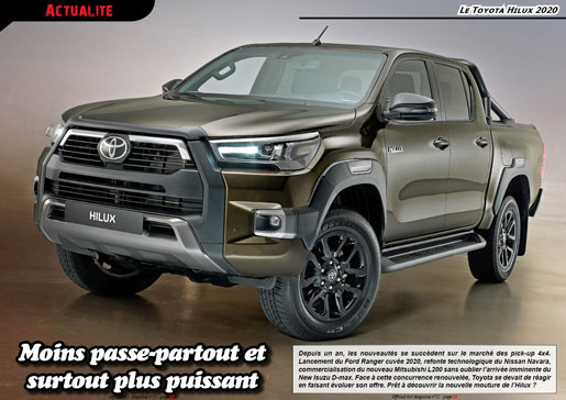 Le Toyota Hilux 2020