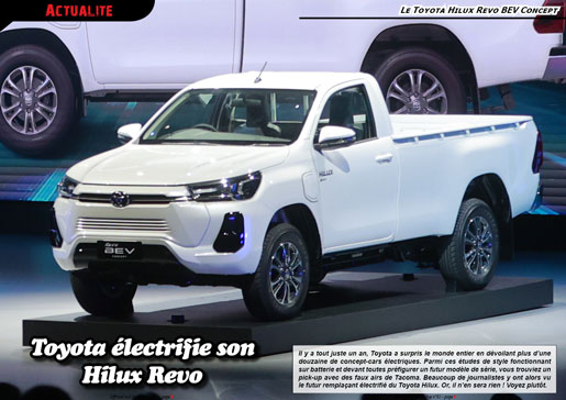 Le Toyota Hilux Revo BEV Concept