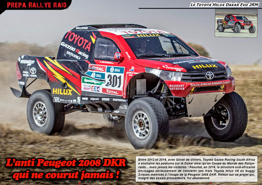 Le Toyota Hilux Dakar Evo 2RM