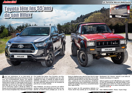 Le Toyota Hilux Heritage