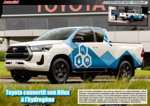 Le Toyota Hilux Revo « hydrogène »