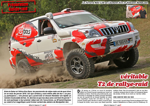 Le Toyota KDJ 120 de Laurent Eck