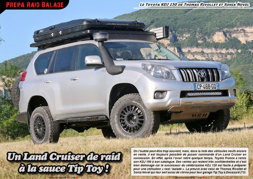 Le Toyota KDJ 150 raid du Garage Tip Toy