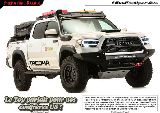 Le Toyota Tacoma Overland-Ready