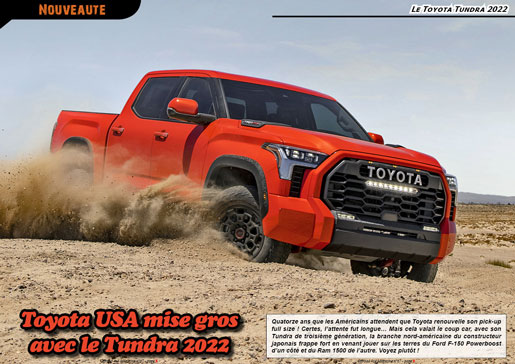 Le Toyota Tundra 2022