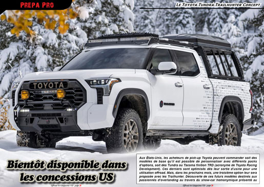 Le Toyota Tundra Trailhunter Concept