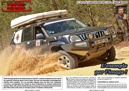 Le Toyota KDJ 120 de Marc Bignon