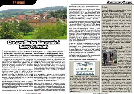 La tribune du Codever - mars 2021