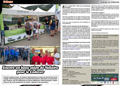La tribune du Codever - septembre 2023