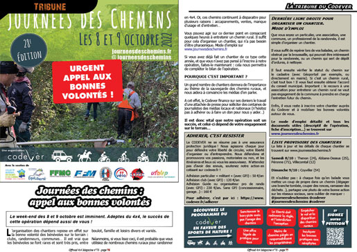 La tribune du Codever - septembre 2022