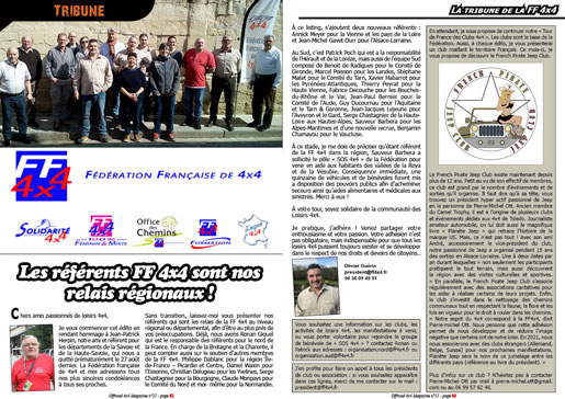 La tribune de la FF 4x4 - octobre 2020