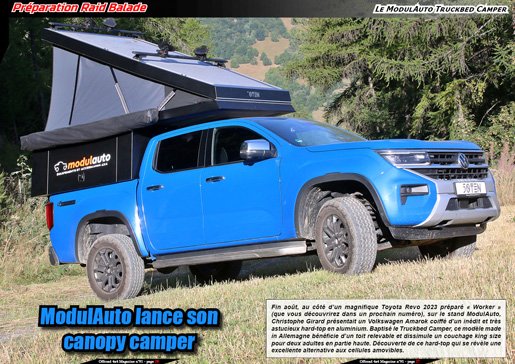 Le Truckbed Camper de Modul Auto