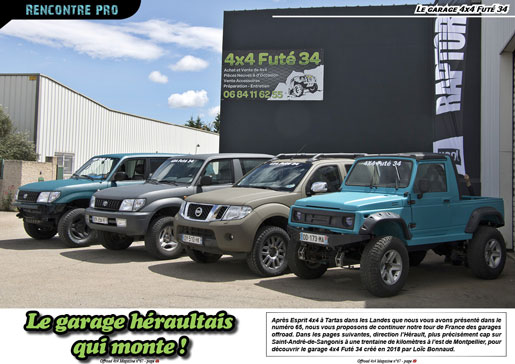 La visite du garage 4x4 Futé 34