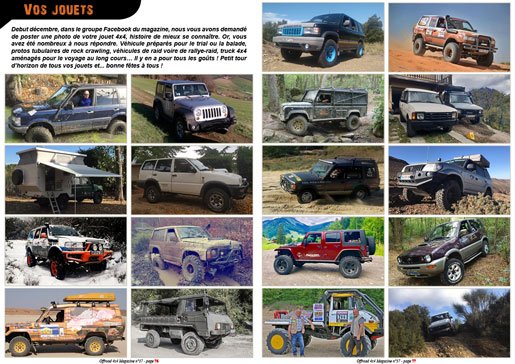 Vos jouets en photo dans le mag