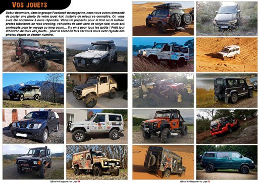 Vos jouets en photo dans le mag