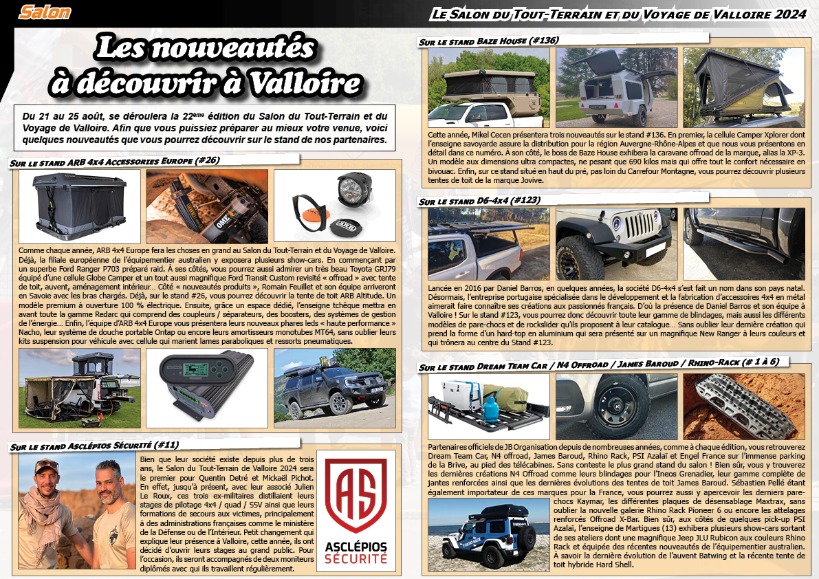 Les nouveautÃ©s Ã  dÃ©couvrir au salon du Tout-Terrain de Valloire