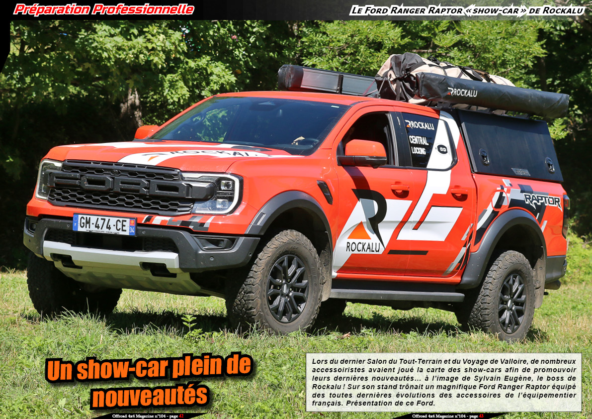 Le Ford Ranger Raptor Â«âshow-carâÂ» de Rockalu