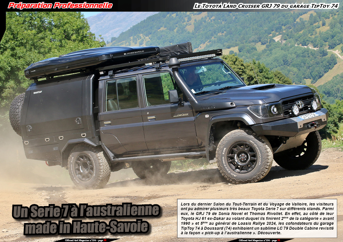 Le Toyota Land Cruiser GRJ 79 du garage TipToy 74