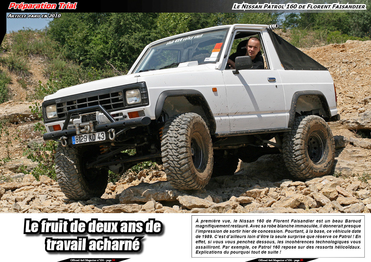 Le Nissan Patrol 160 de Florent Faisandier