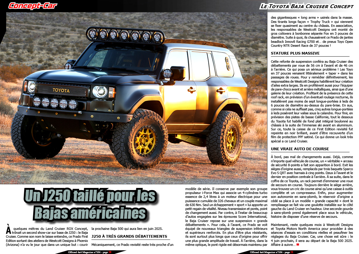 Le Toyota Baja Cruiser Concept