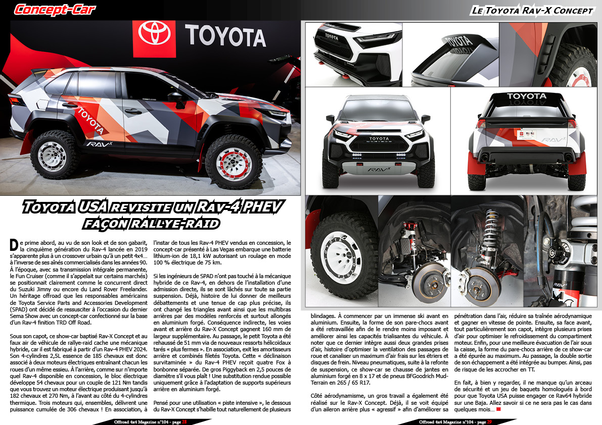 Le Toyota Rav-X Concept