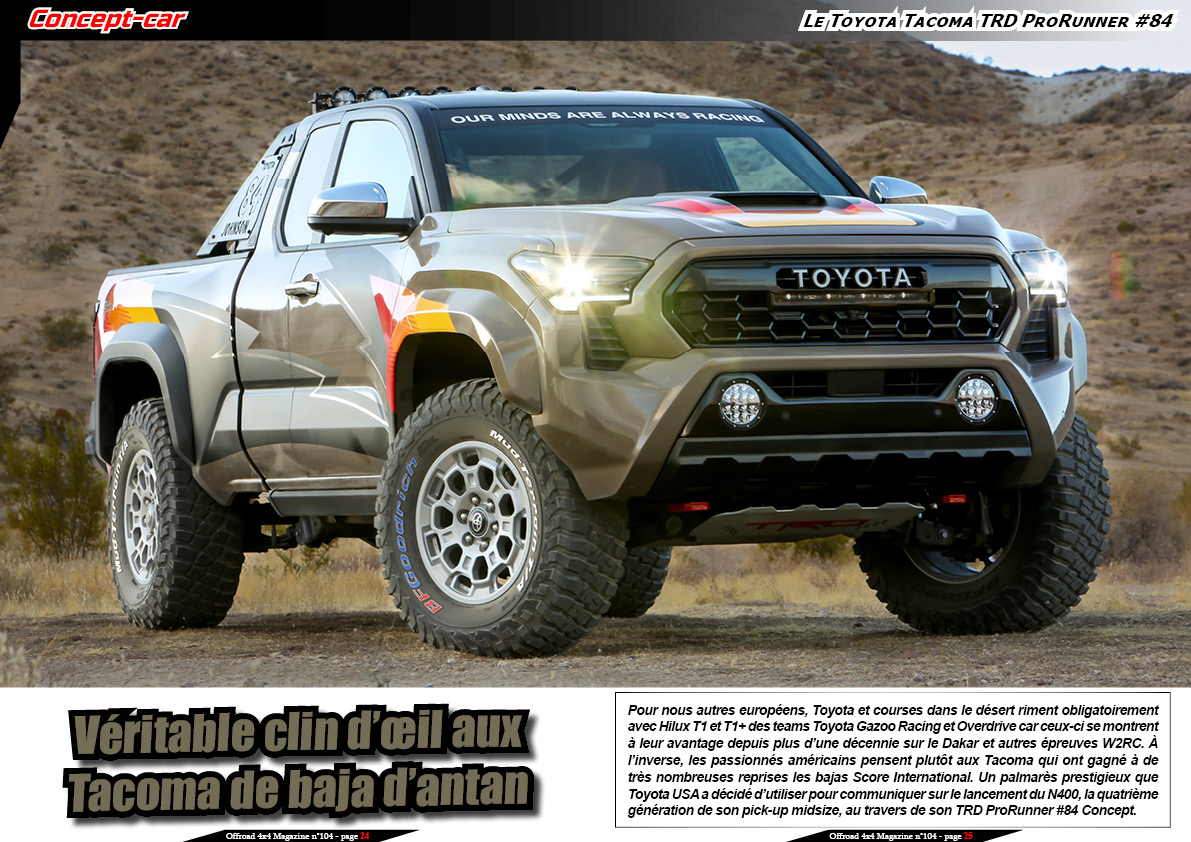 Le Toyota Tacoma TRD ProRunner #84