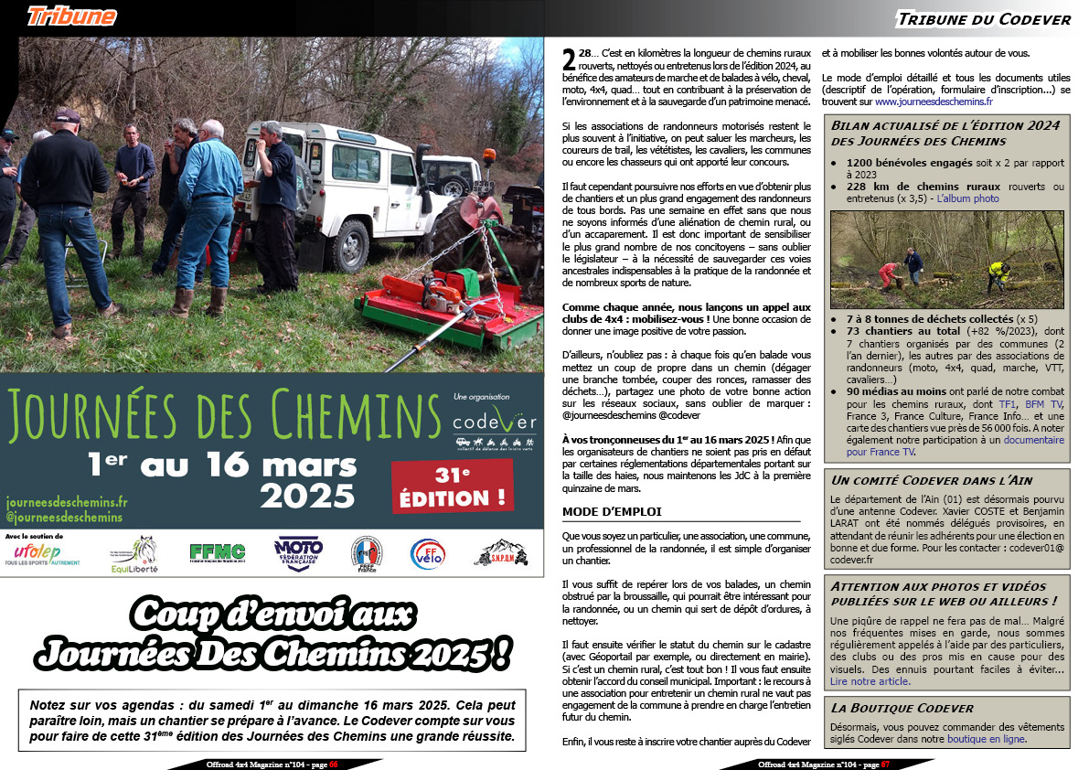 La tribune du Codever - novembre 2024