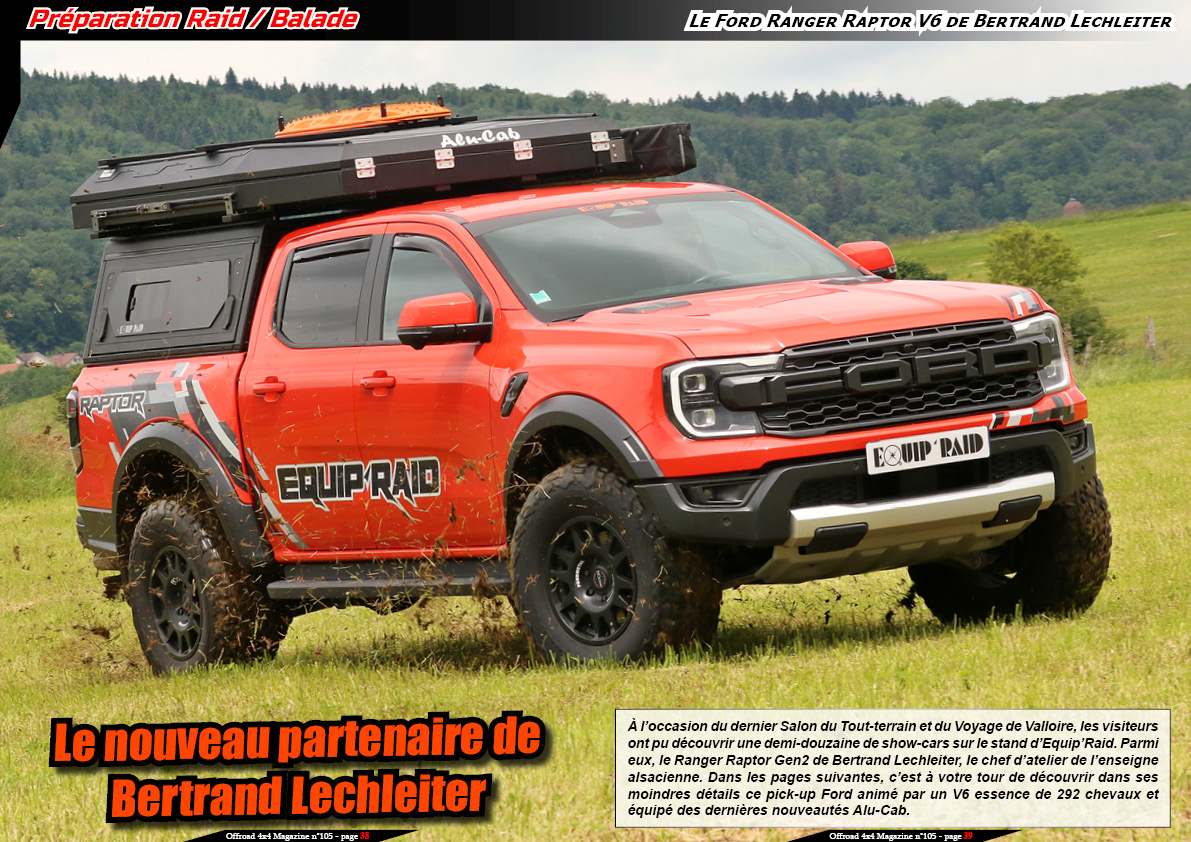 Le Ford Ranger Raptor de Bertrand Lechleiter