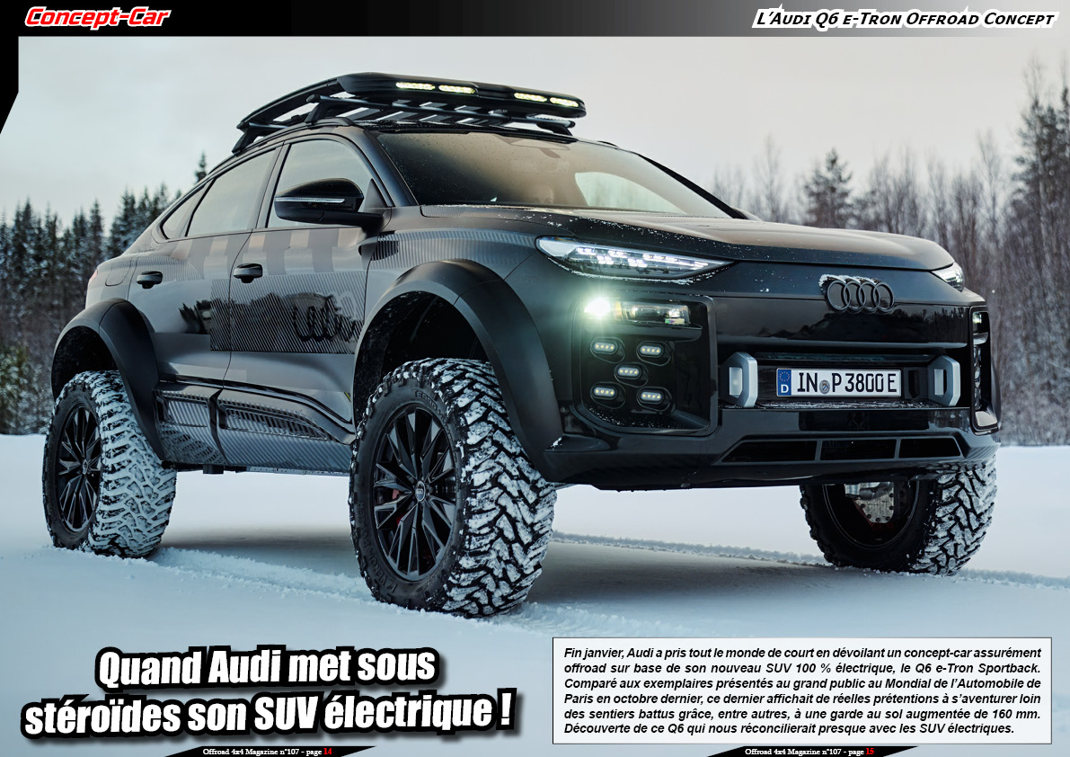 LâAudi Q6 e-Tron Offroad Concept