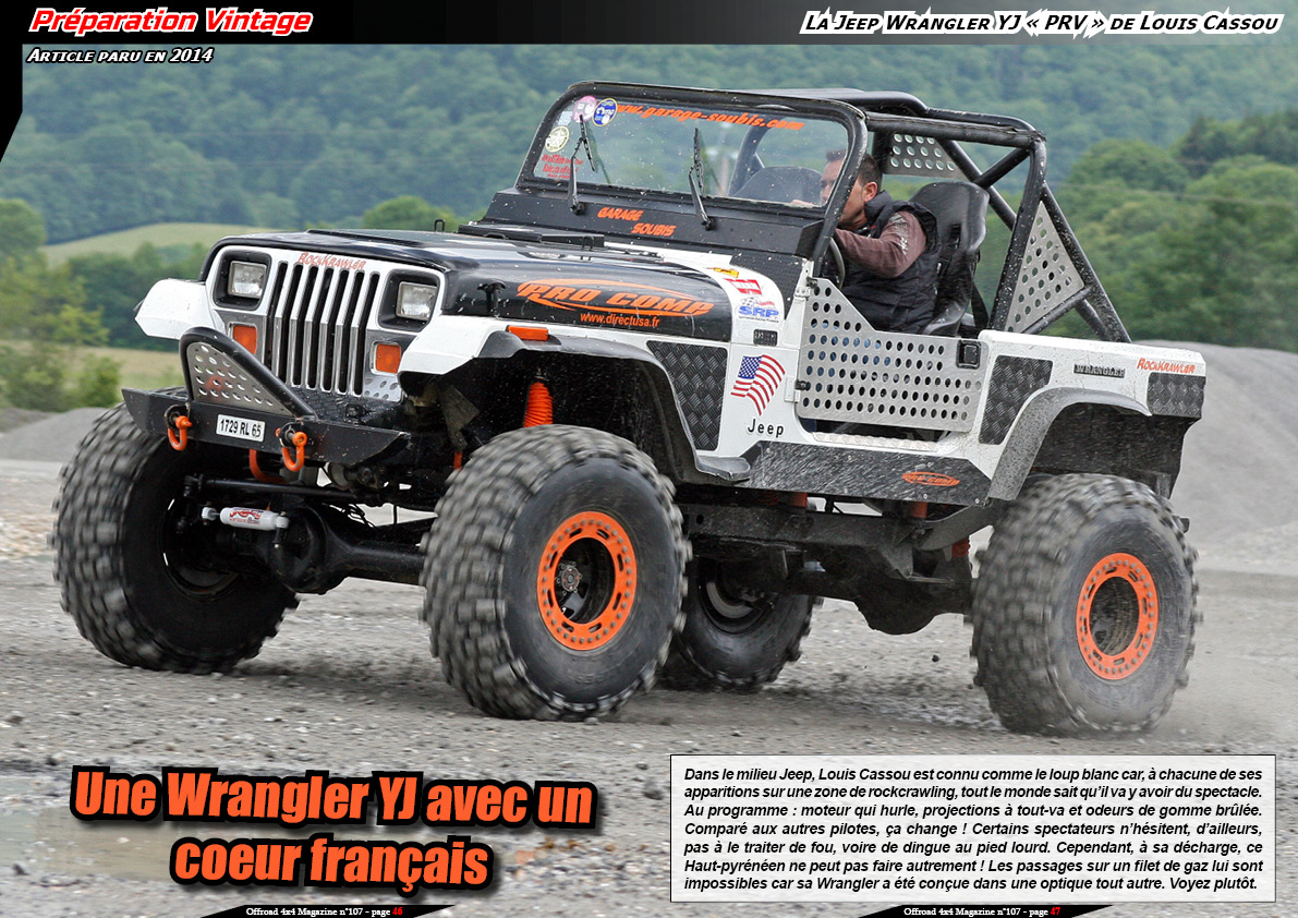 La Jeep Wrangler YJ Â«Â PRVÂ Â» de Louis Cassou