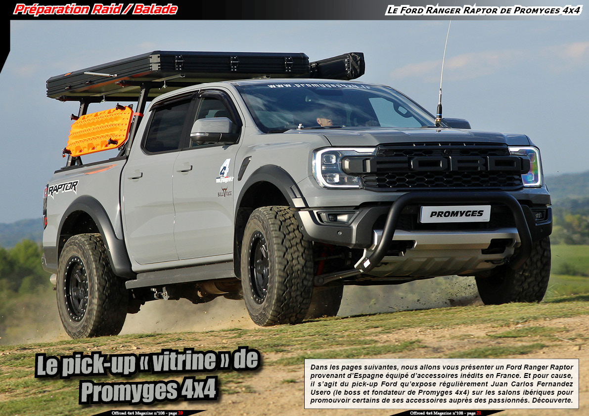 Le Ford Ranger Raptor de Promyges 4x4