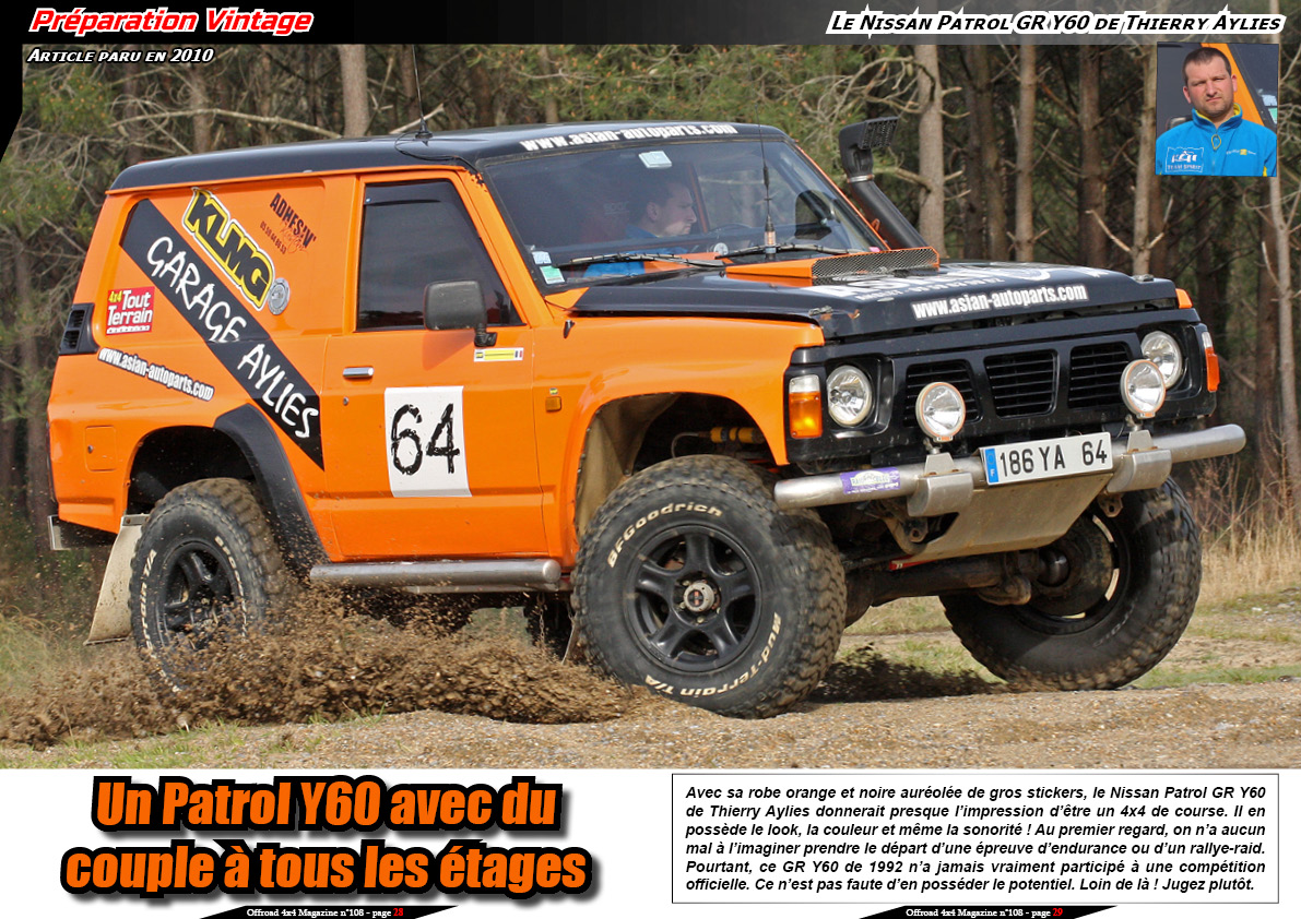 Le Nissan Patrol GR Y60 de Thierry Aylies
