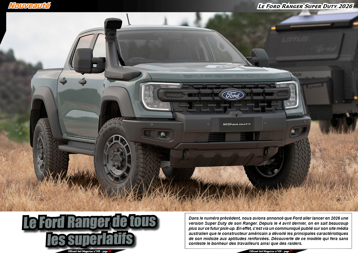 Le Ford Ranger Super Duty 2026