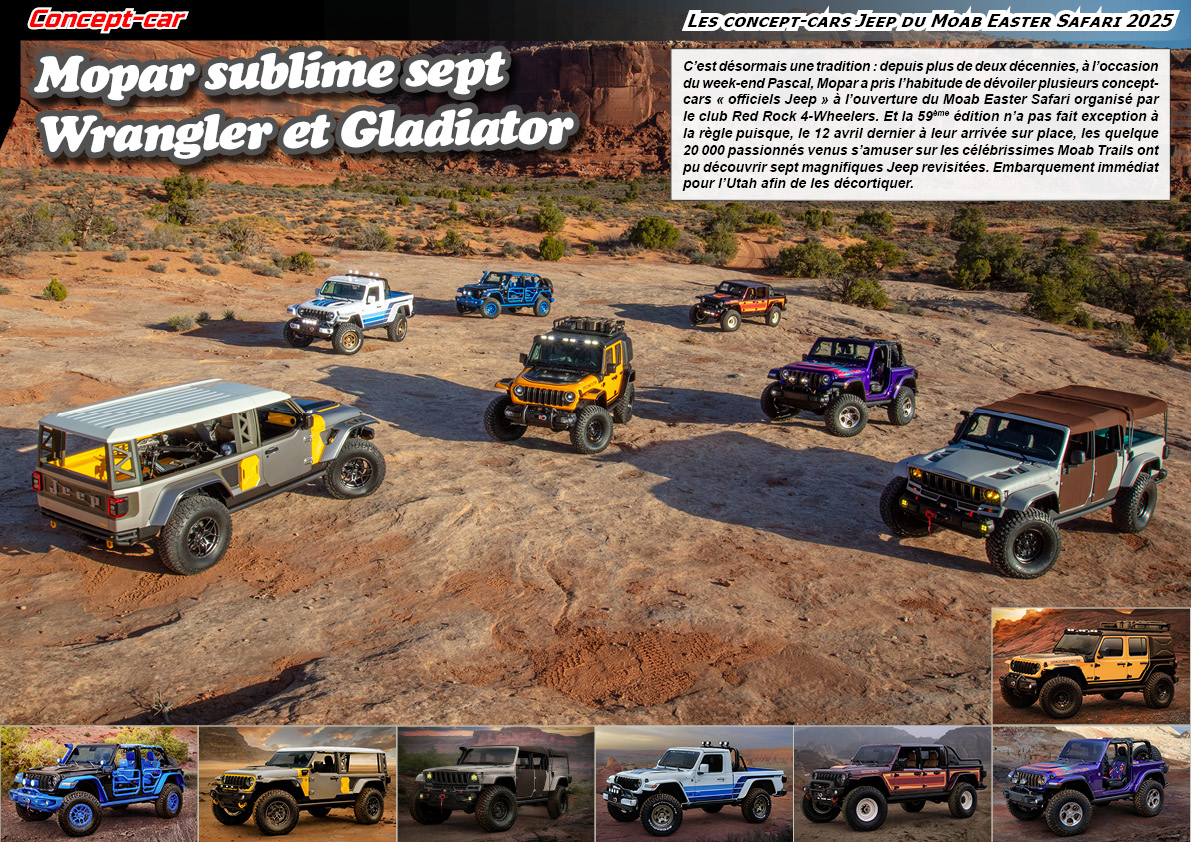 Les concept-cars Jeep / Mopar du Moab Easter Safari 2025