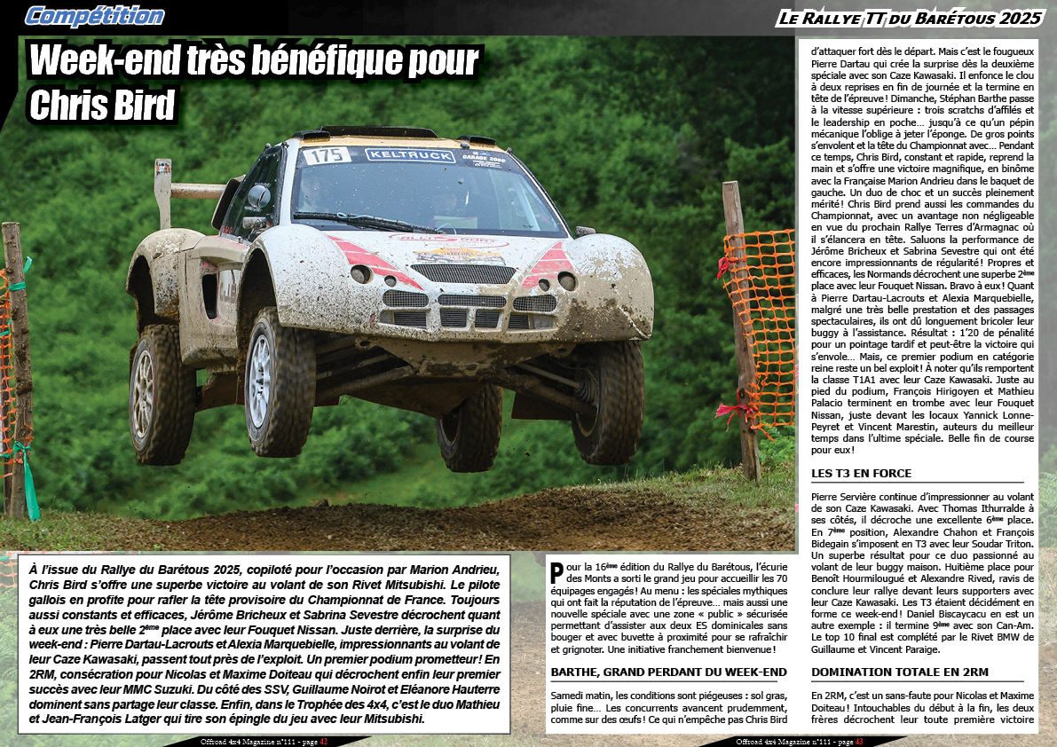 Le Rallye TT du BarÃ©tous 2025