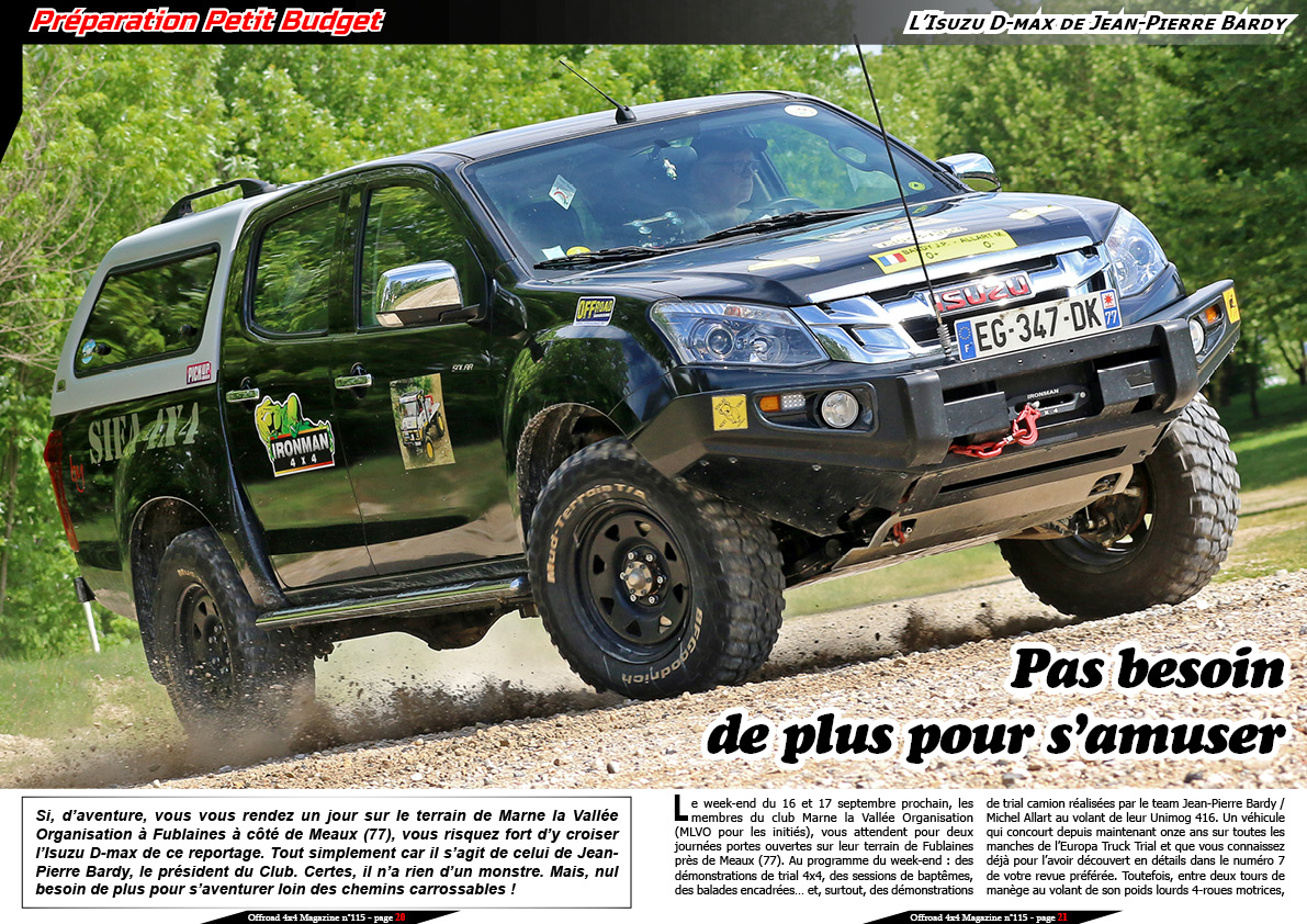Isuzu Dmax de Jean Pierre Bardy