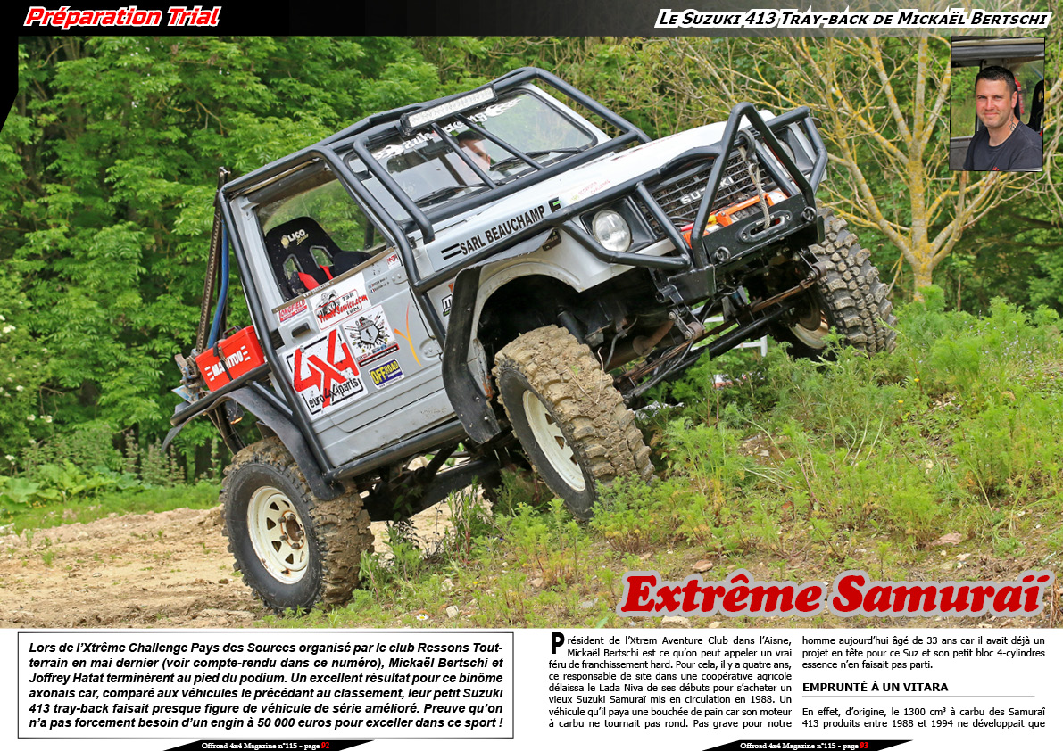 Le Suzuki 413 Tray back de Mickael Bertschi