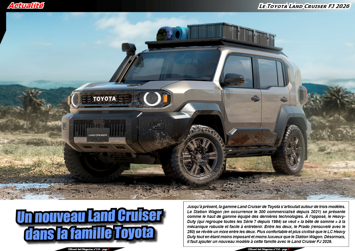 Le Toyota Land Cruiser FJ 2026