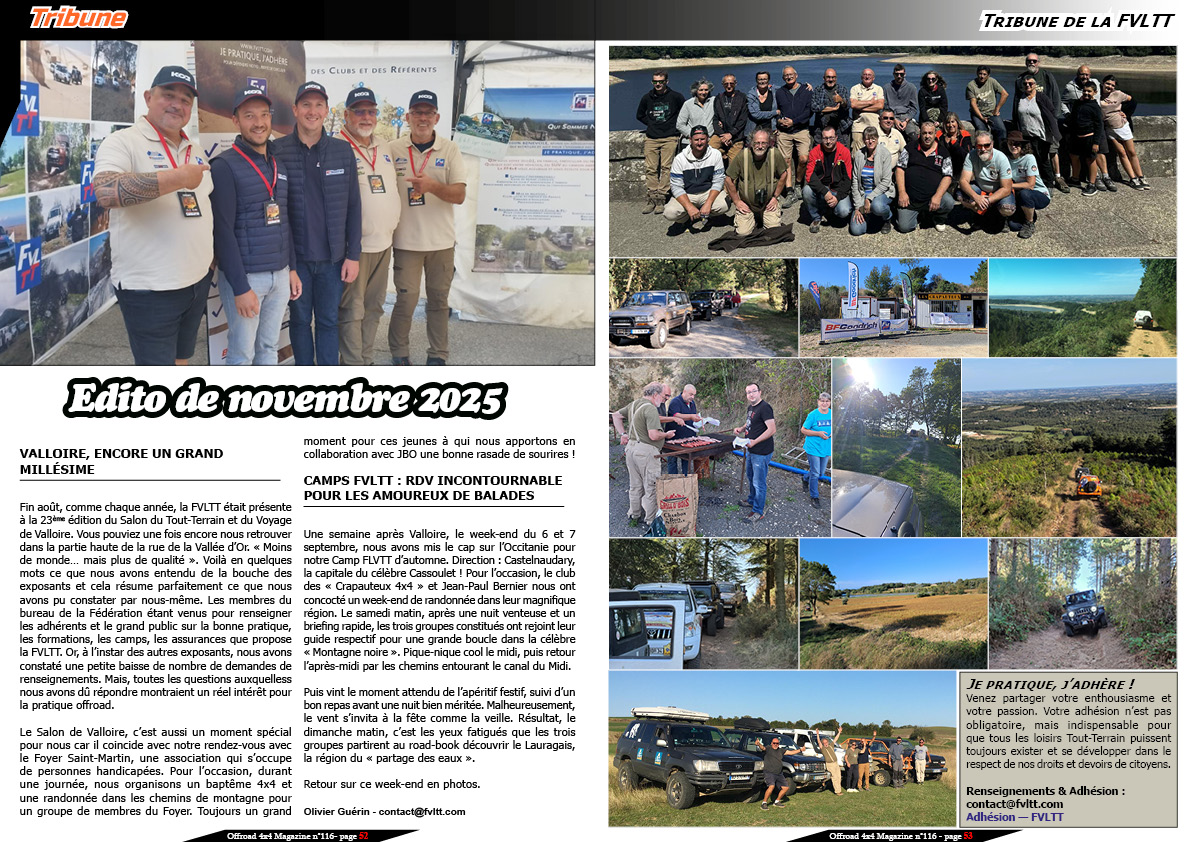 tribune FVLTTÂ Novembre 2025Â 