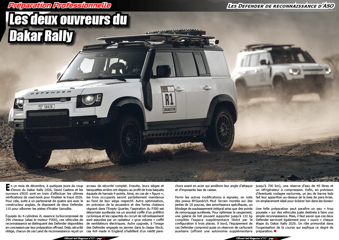 Les Defender de reconnaissance ASO