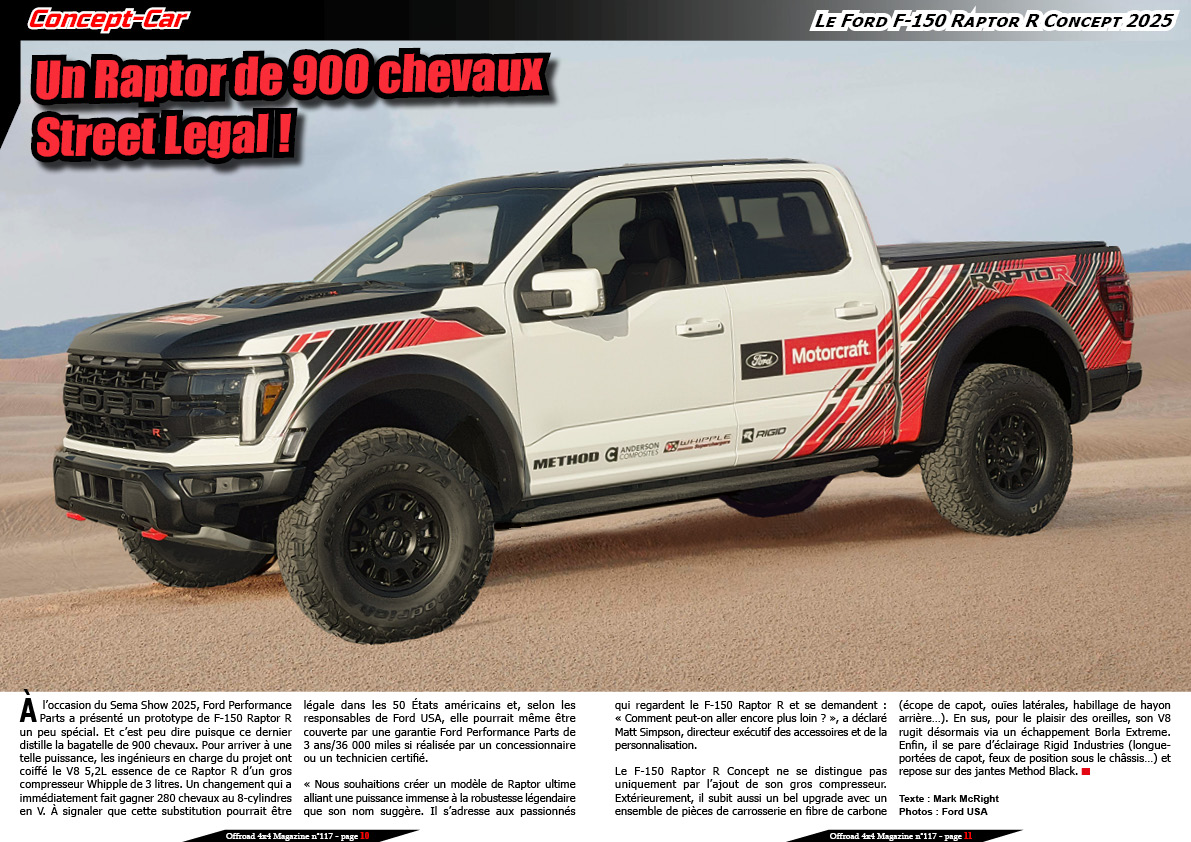 Le Ford F-150 Raptor R Concept 2025