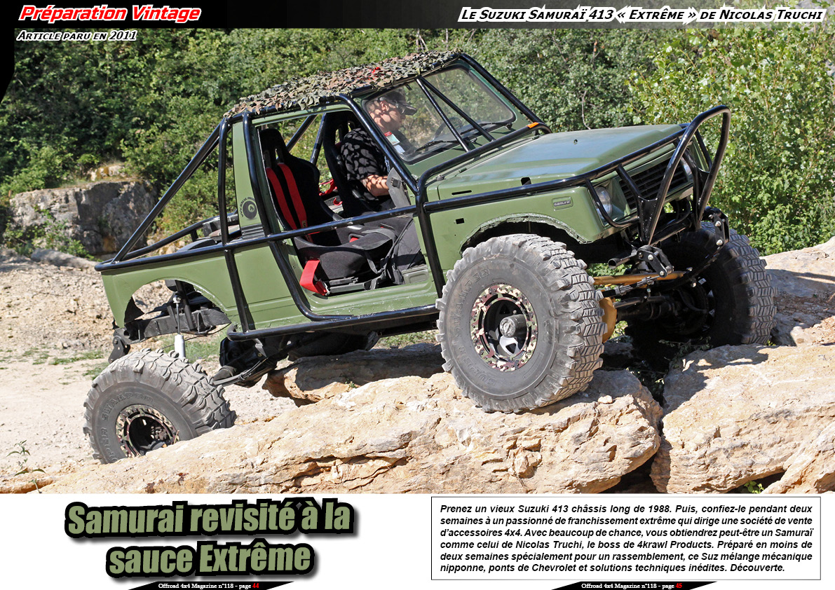 Le Suzuki SamuraÃ¯ 413 ExtrÃªme de Nicolas Truchi